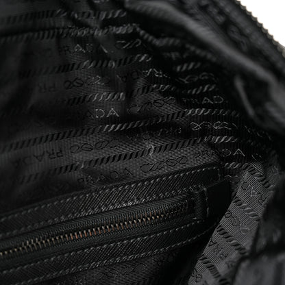 Prada Tessuto Nylon Saffiano Duffle Black 12 of 18