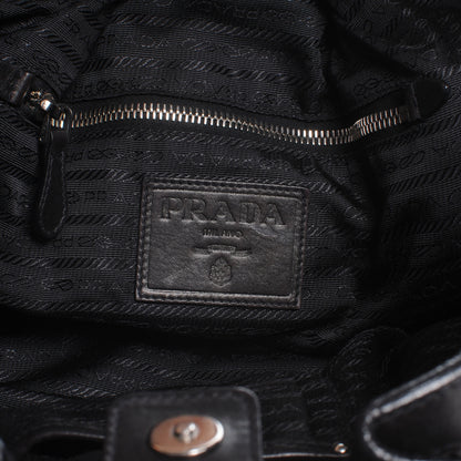 Prada Vitello Soft Shopping Tote Nero Black 7 of 9
