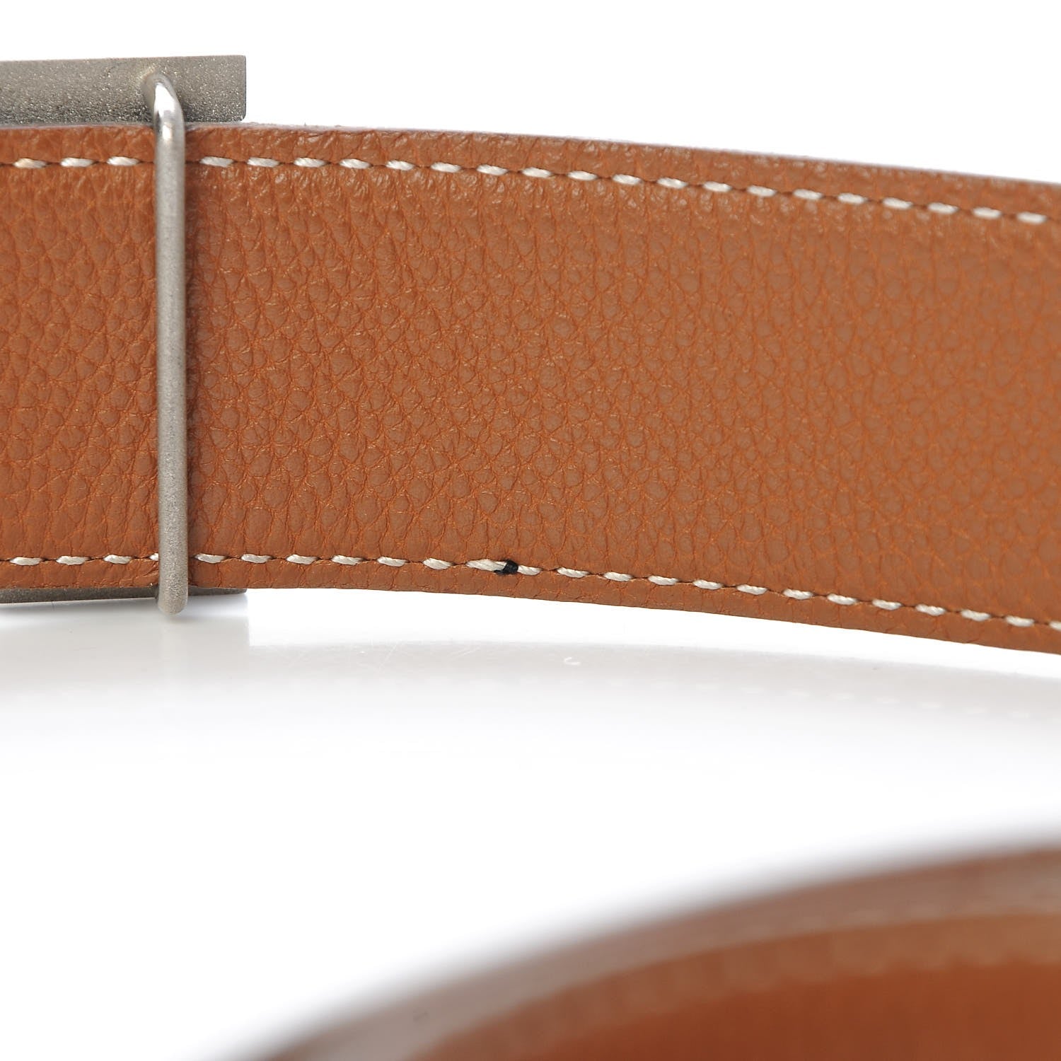 Hermes Box Togo 32mm H Belt 90 Black Gold 7 of 9
