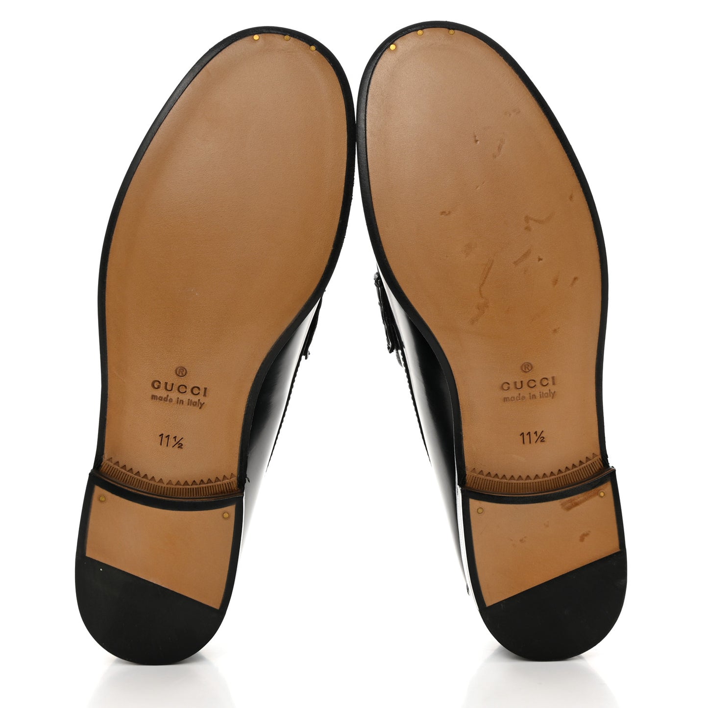 Calfskin Mens 1953 Horsebit Loafers 11.5 Black