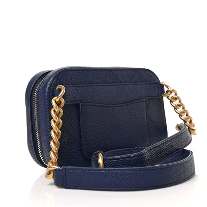 Chanel Caviar Stitched Waist Bag Blue 3 of 9