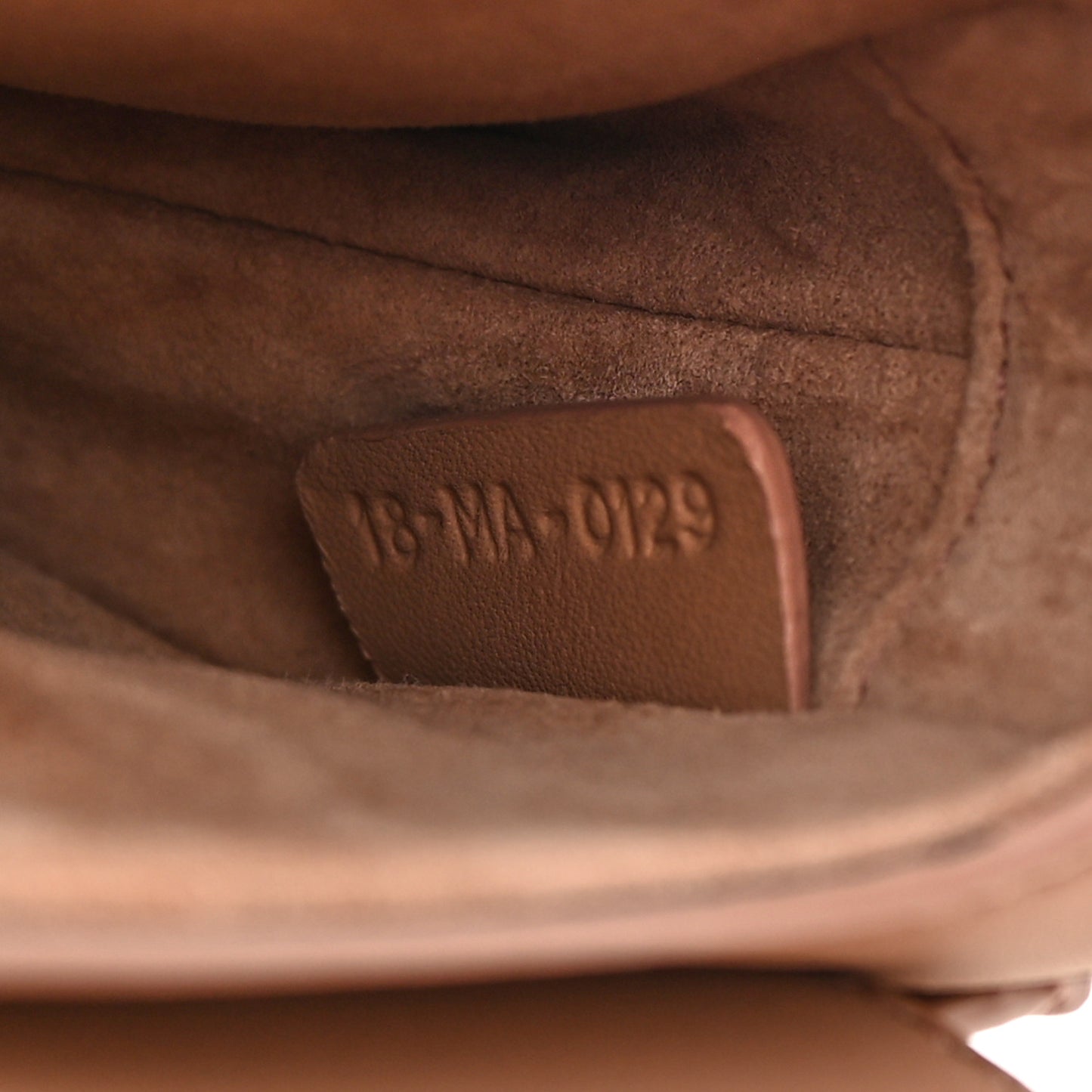 Ultra Matte Calfskin Mini Saddle Bag Blush