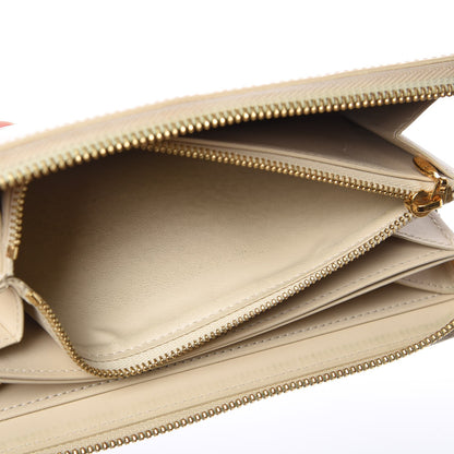 Louis Vuitton Vernis Zippy Wallet Blanc Corail 9 of 16