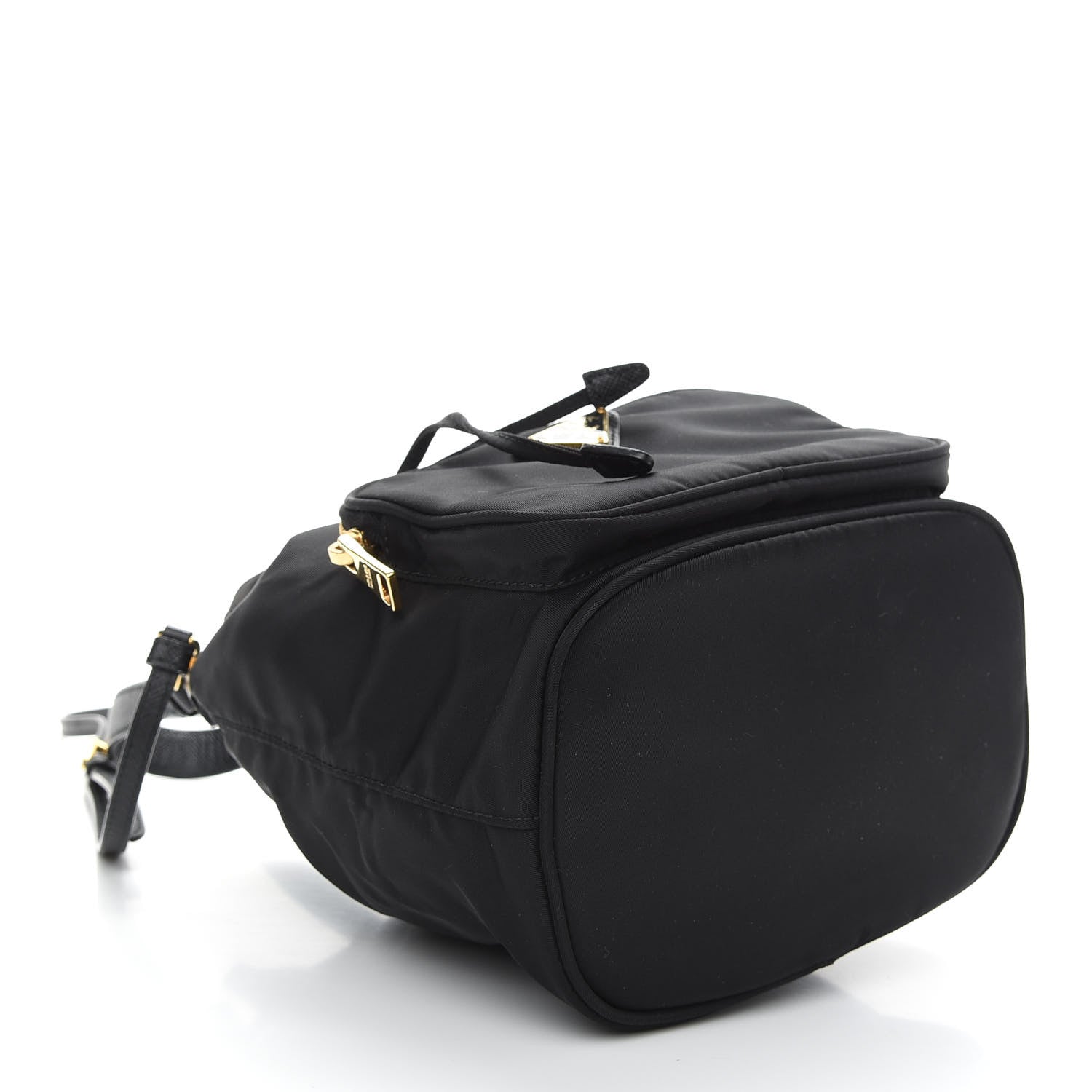 Prada Re-Nylon Duet Drawstring Shoulder Bag Black 4 of 10