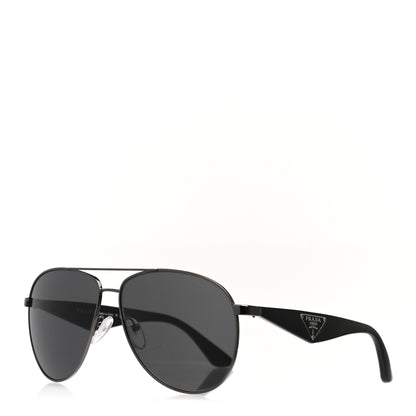 Prada Metal Gradient Aviator Sunglasses SPR53Q Black 1 of 7