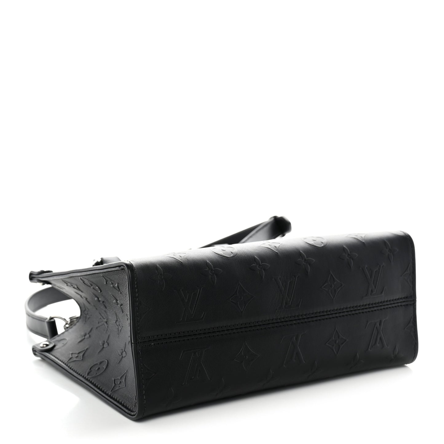 Calfskin Monogram Bold Onthego PM Black