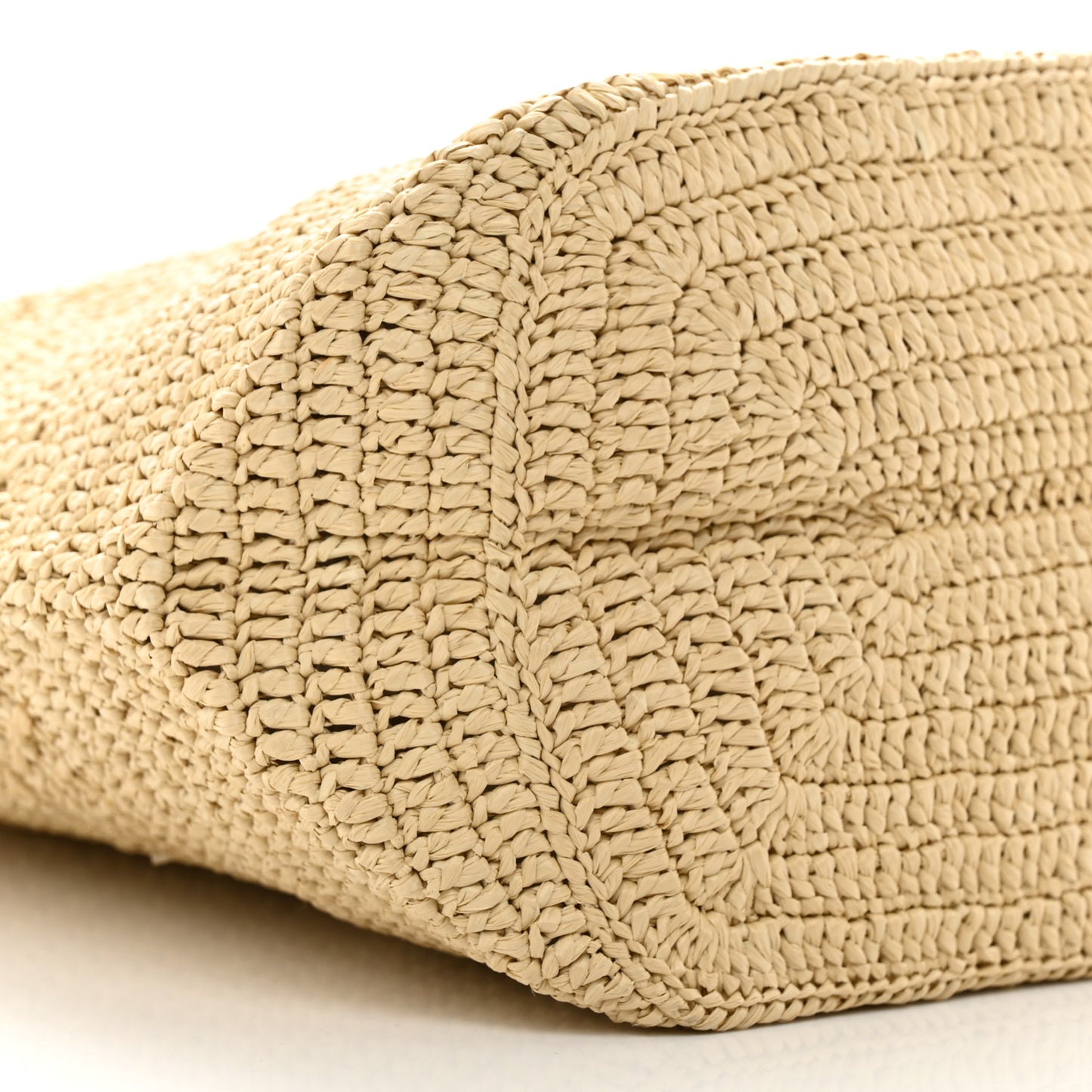 Raffia Monogram Hobo Naturale