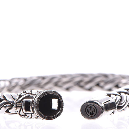 John Hardy Sterling Silver 7.5mm Classic Chain Woven Bracelet XL 5 of 5