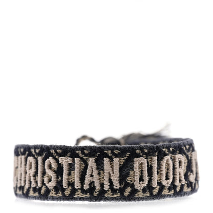 Christian Dior Woven Cotton J'Adior Friendship Bracelet Set Navy 5 of 6