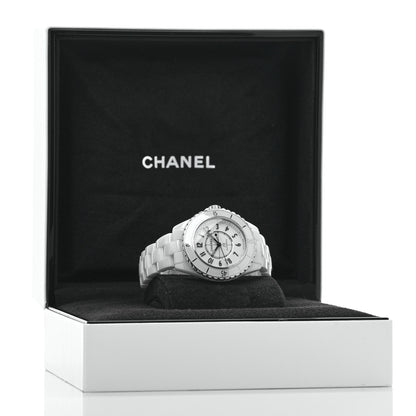 Chanel Stainless Steel Ceramic 33mm J12 Automatic Watch White 5 of 5
