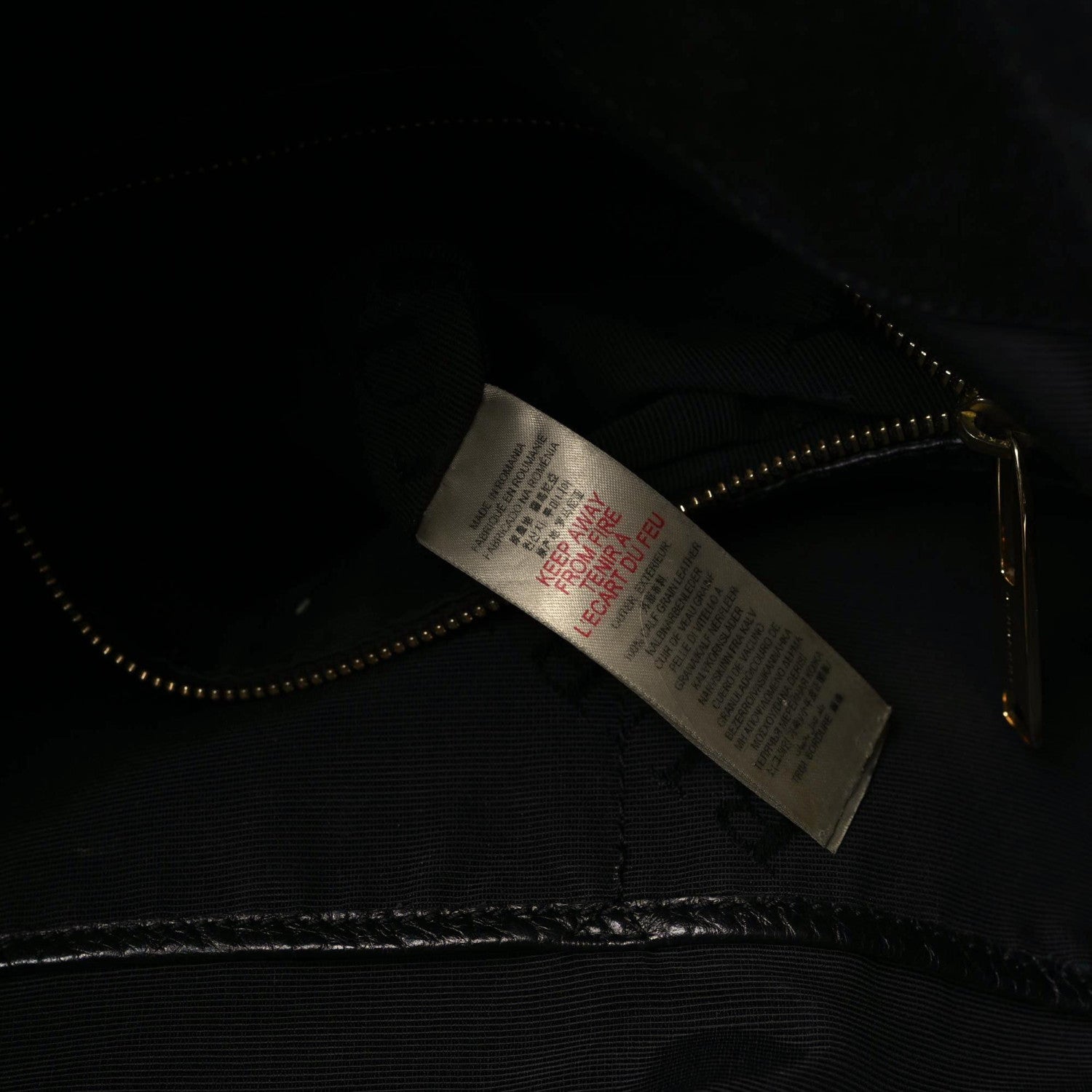 Burberry Heritage Grain Check Embossed Medium Lindburn Hobo Black 9 of 9