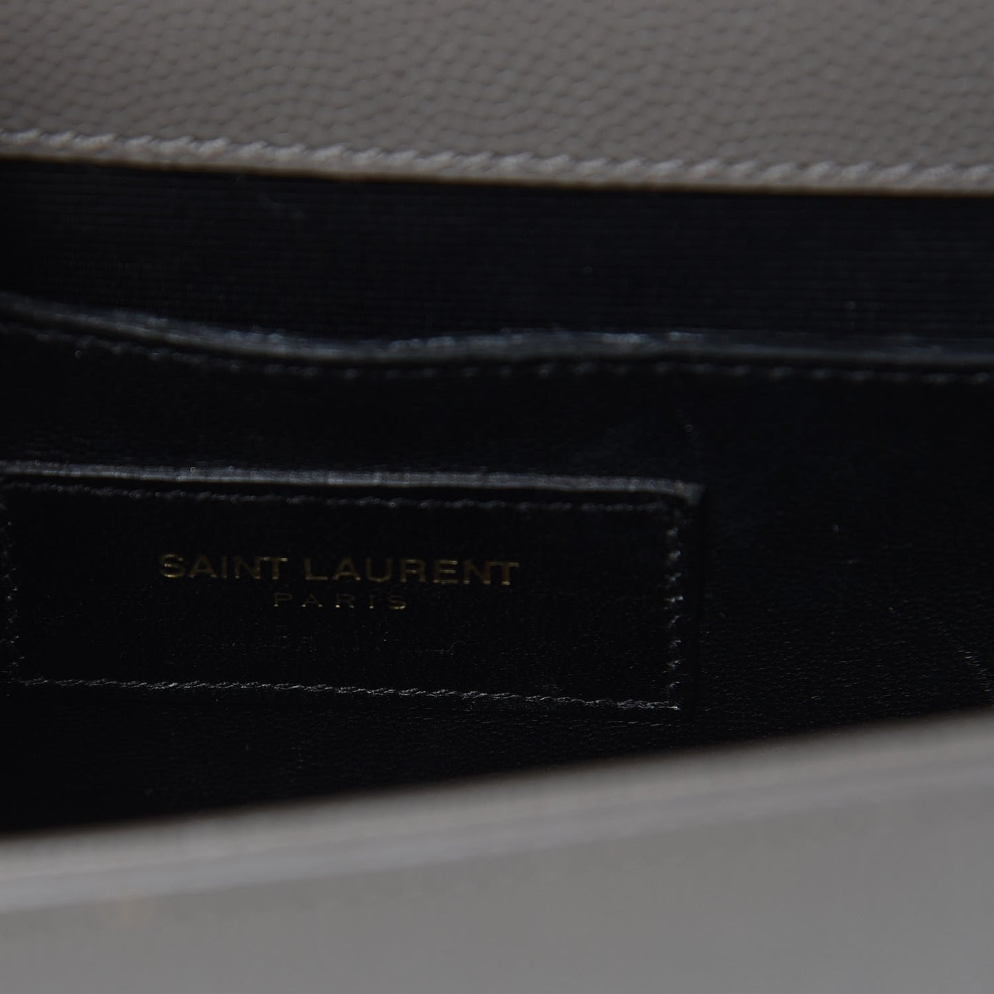 Grain De Poudre Small Monogram Kate Satchel Fog
