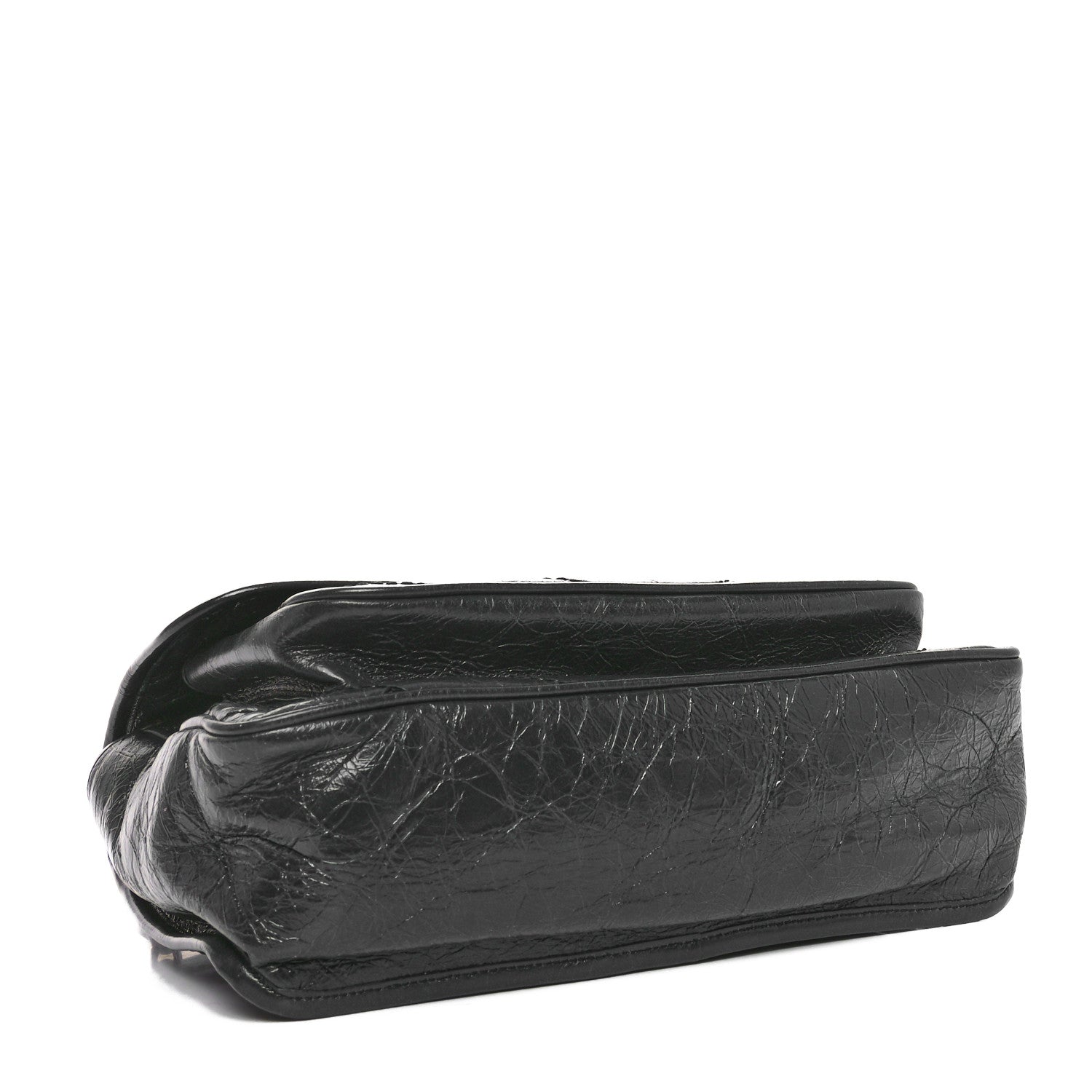 Saint Laurent Crinkled Calfskin Matelasse Monogram Medium Niki Chain Satchel Military Olive 4 of 10