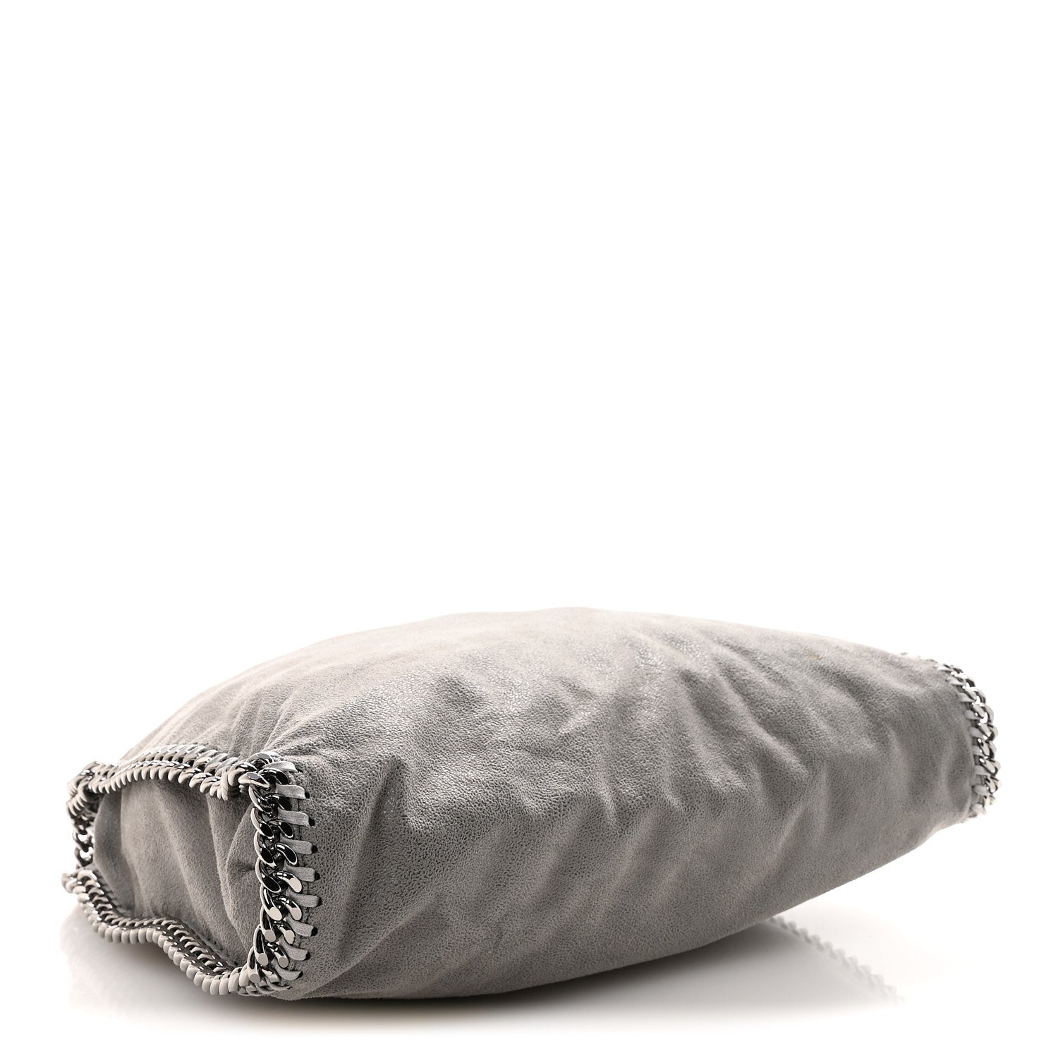 Stella McCartney Shaggy Deer Falabella Fold Over Tote  Light Grey 4 of 9
