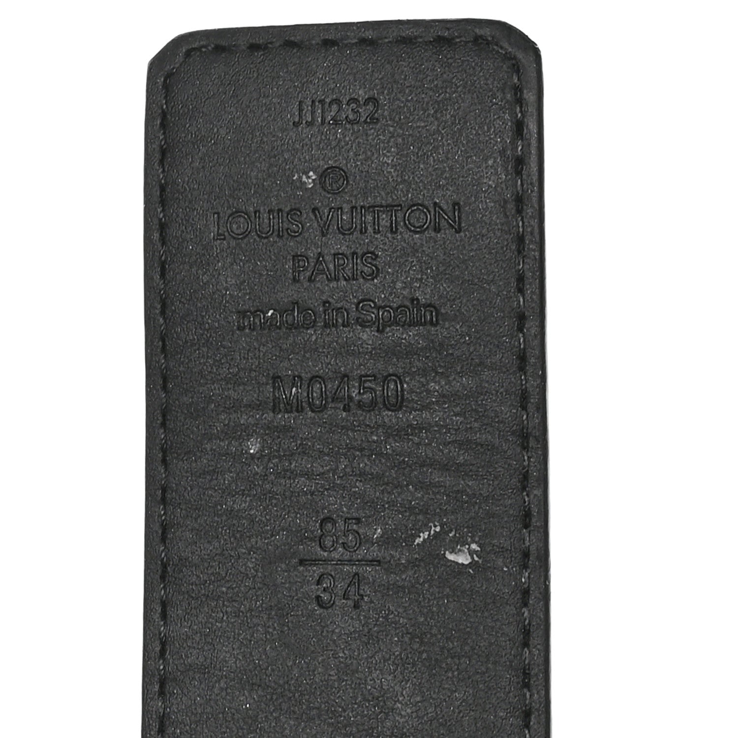 Louis Vuitton Calfskin Monogram Eclipse 35mm LV Initiales Reversible Belt 85 34 5 of 6