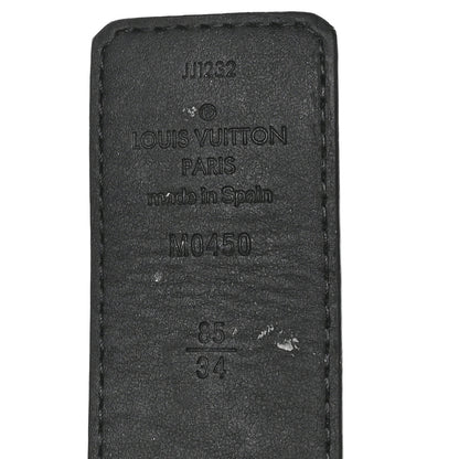 Louis Vuitton Calfskin Monogram Eclipse 35mm LV Initiales Reversible Belt 85 34 5 of 6