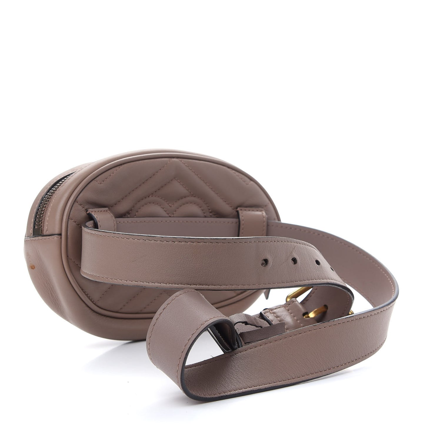 Calfskin Matelasse GG Marmont Belt Bag 95 38 Porcelain Rose