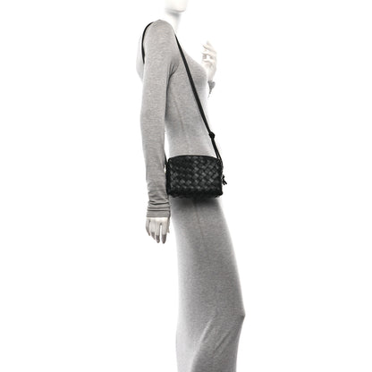 Bottega Veneta Nappa Intrecciato Mini Loop Camera Bag Black 2 of 9