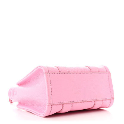 Marc Jacobs Grained Calfskin Micro The Tote Bag Pink 4 of 11