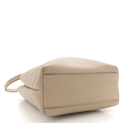 Salvatore Ferragamo Tumbled Calfskin Gancini Mini Bag Beige 4 of 10