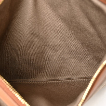 Chanel Calfskin Stitched Small Shopping Tote Brown 7 of 12
