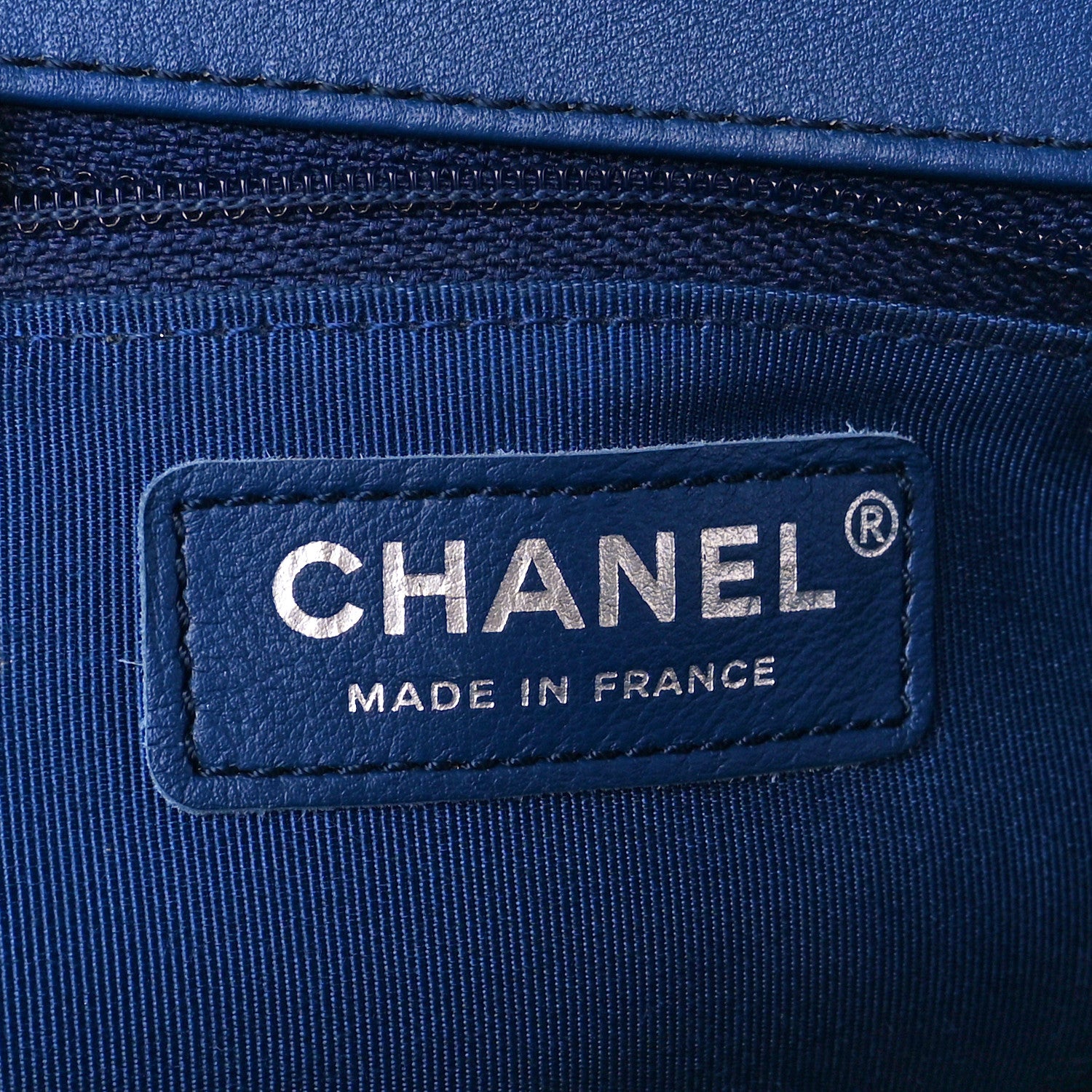Chanel Calfskin Quilted New Medium Boy Flap Blue 6 of 12