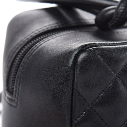 Chanel Calfskin Quilted Large Cambon Bowler Black White 14 of 22