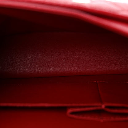 Chanel Caviar Quilted Medium Double Flap Red 11 of 12