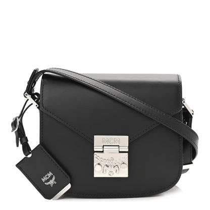 MCM Calfskin Mini Patricia Crossbody Bag Black 1 of 9
