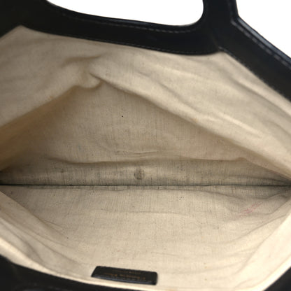 Christian Dior Oblique Fold Over Clutch Blue 5 of 11