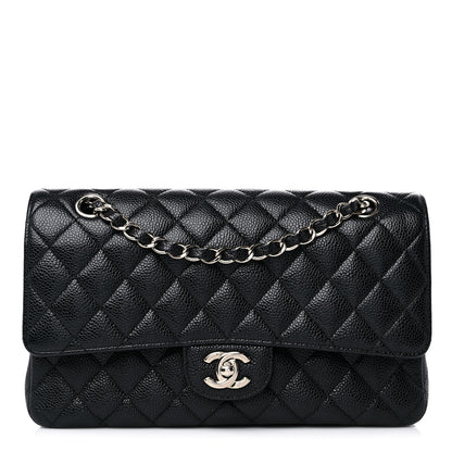 Chanel Caviar Quilted Medium Double Flap Black 1 of 13