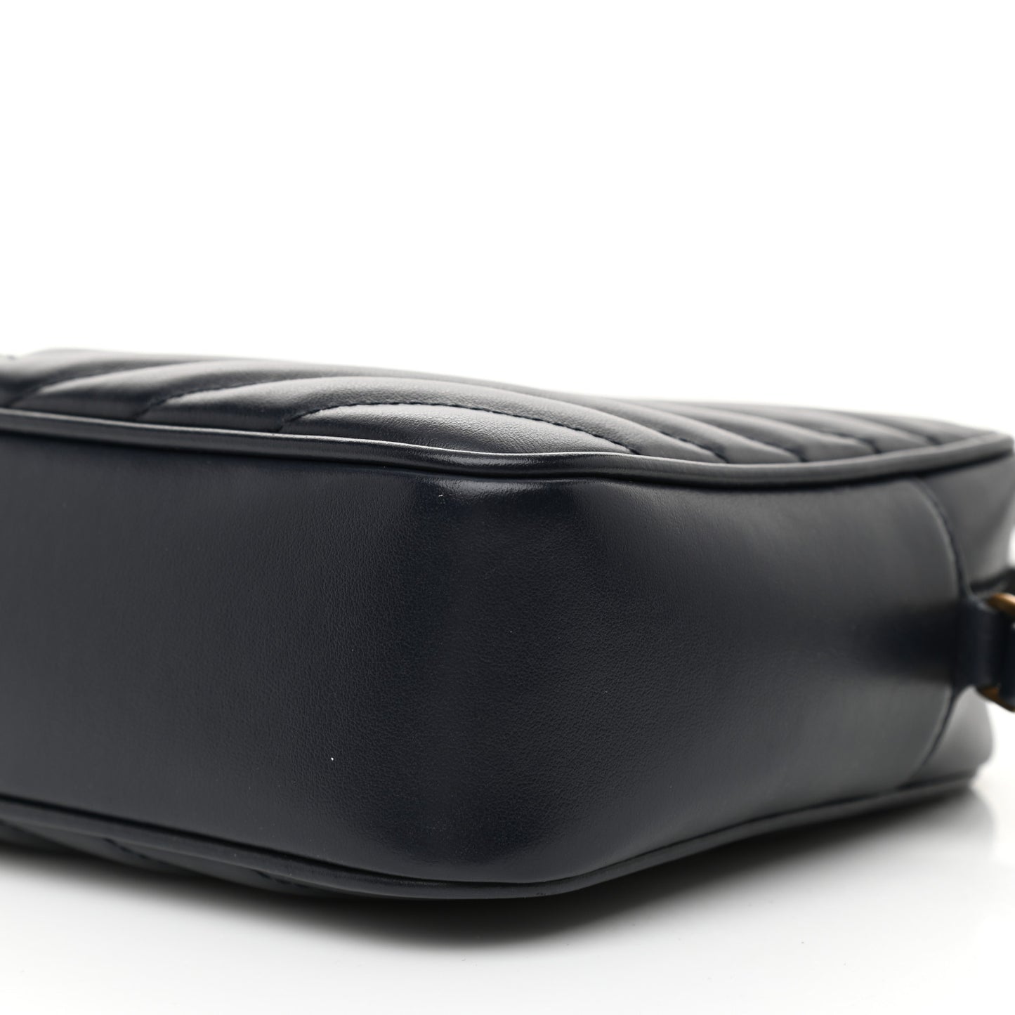 Calfskin Matelasse Monogram Lou Camera Bag Navy