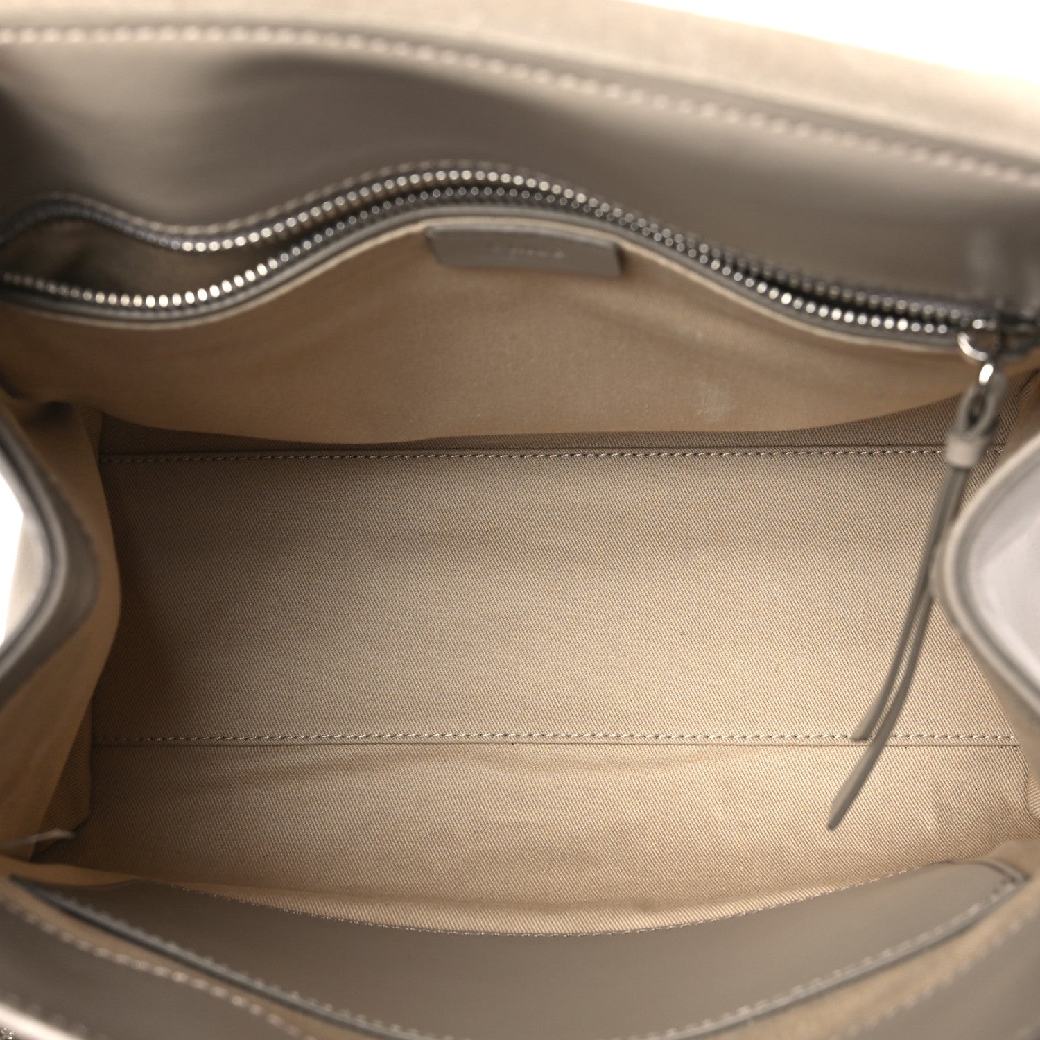 Chloe Shiny Calfskin Medium Annie Shoulder Bag Motty Grey 5 of 13