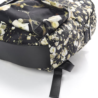 Givenchy Nylon Calfskin Baby's Breath Print Backpack Black 9 of 9