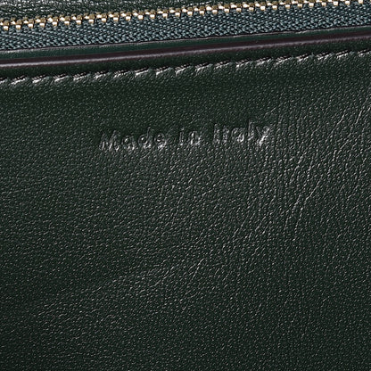 Celine Box Calfskin Medium Classic Box Flap Bag Dark Green 8 of 11
