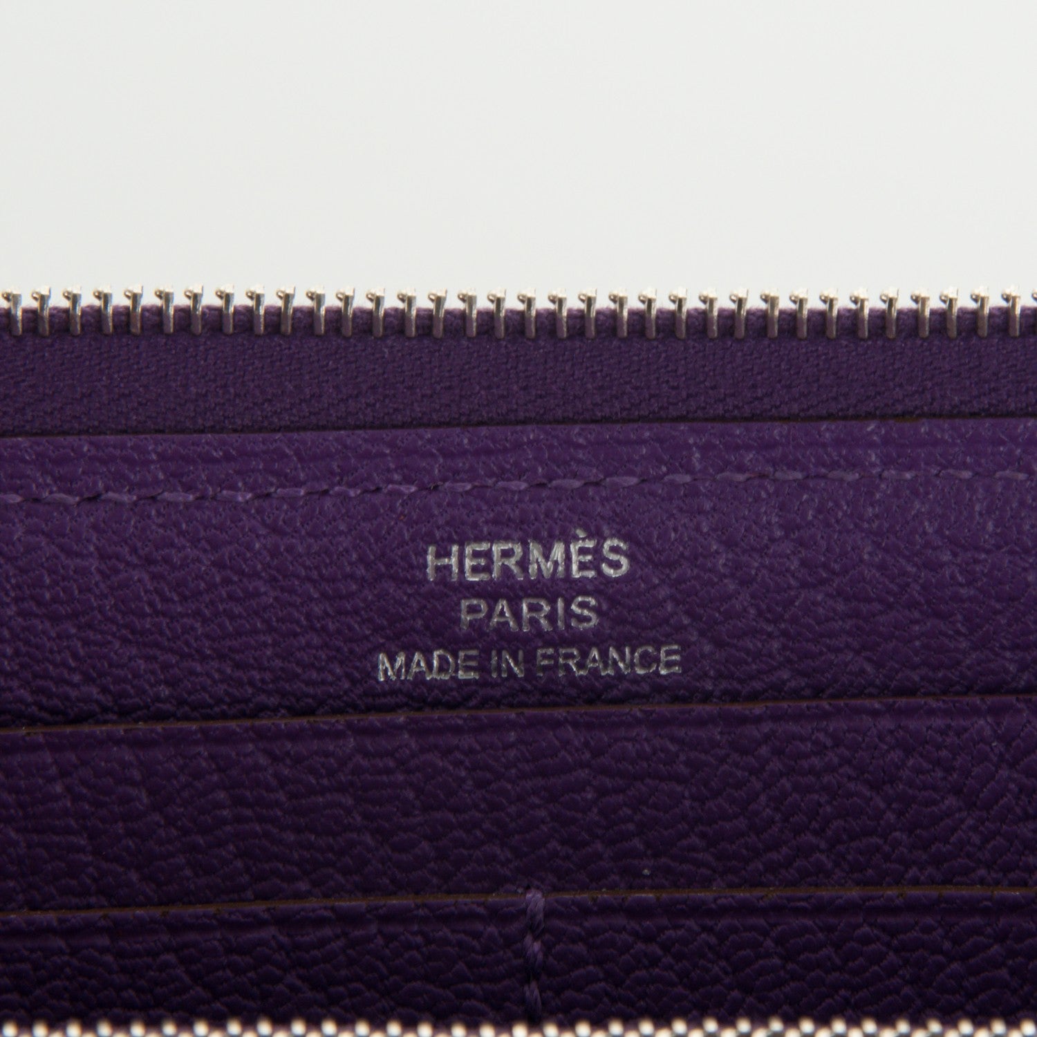 Hermes Chevre Mysore Evelyne Long Wallet Parme 6 of 7