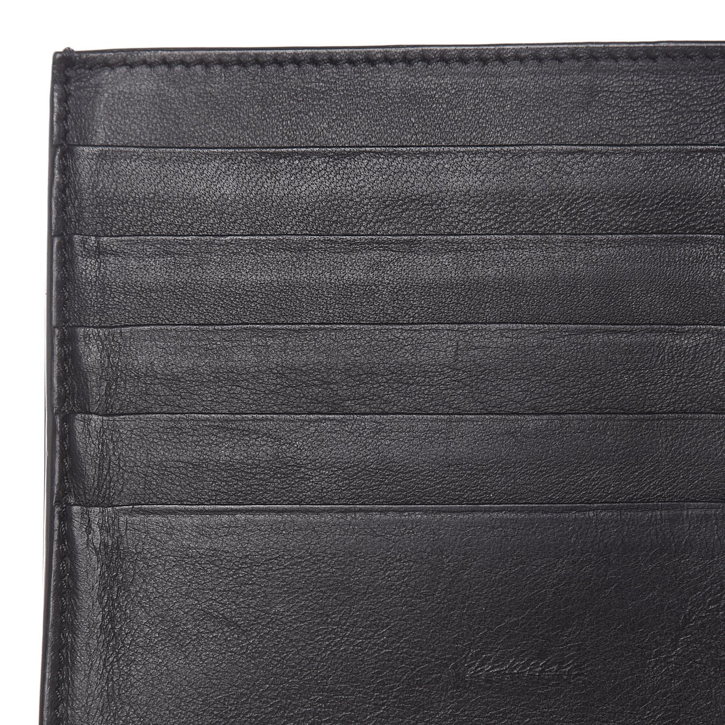 Lizard Calfskin Large Multifunction Strap Wallet Black
