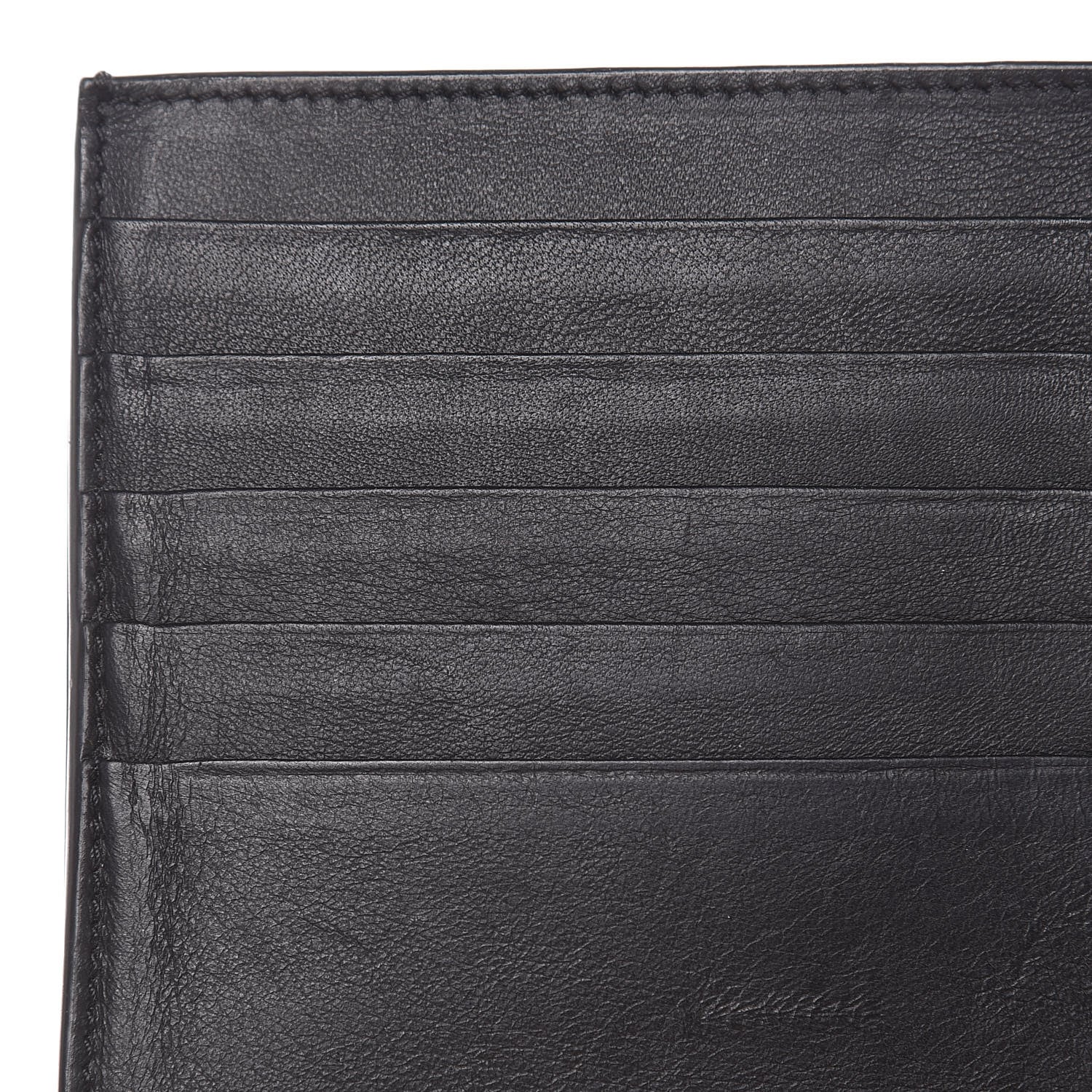 Celine Lizard Calfskin Large Multifunction Strap Wallet Black 11 of 14