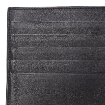 Celine Lizard Calfskin Large Multifunction Strap Wallet Black 11 of 14