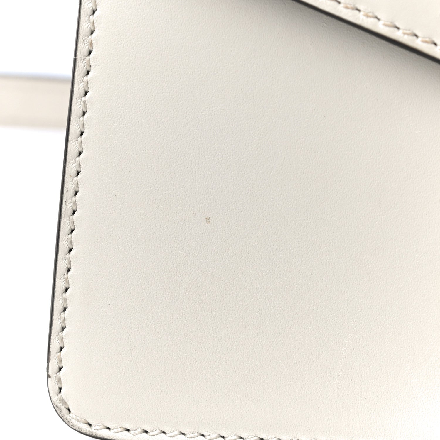 Gucci Calfskin Mini Sylvie Top Handle Bag White 16 of 22