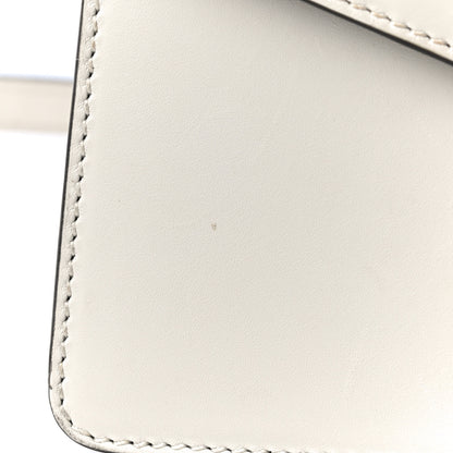 Gucci Calfskin Mini Sylvie Top Handle Bag White 16 of 22