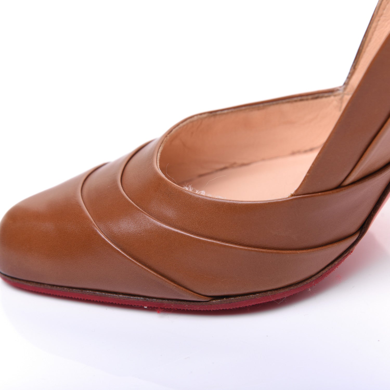 Christian Louboutin Calfskin Insectika 100 Pumps 39 Cuoio 15 of 23
