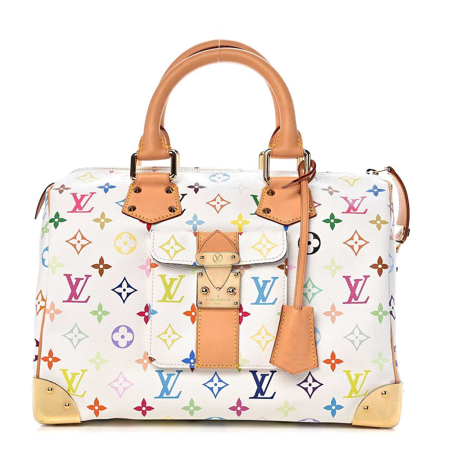 Monogram Multicolor Speedy 30 White