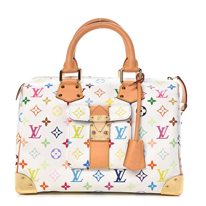Louis Vuitton Monogram Multicolor Speedy 30 White 1 of 7