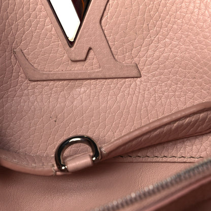 Louis Vuitton Taurillon Capucines MM Black Petale 14 of 15
