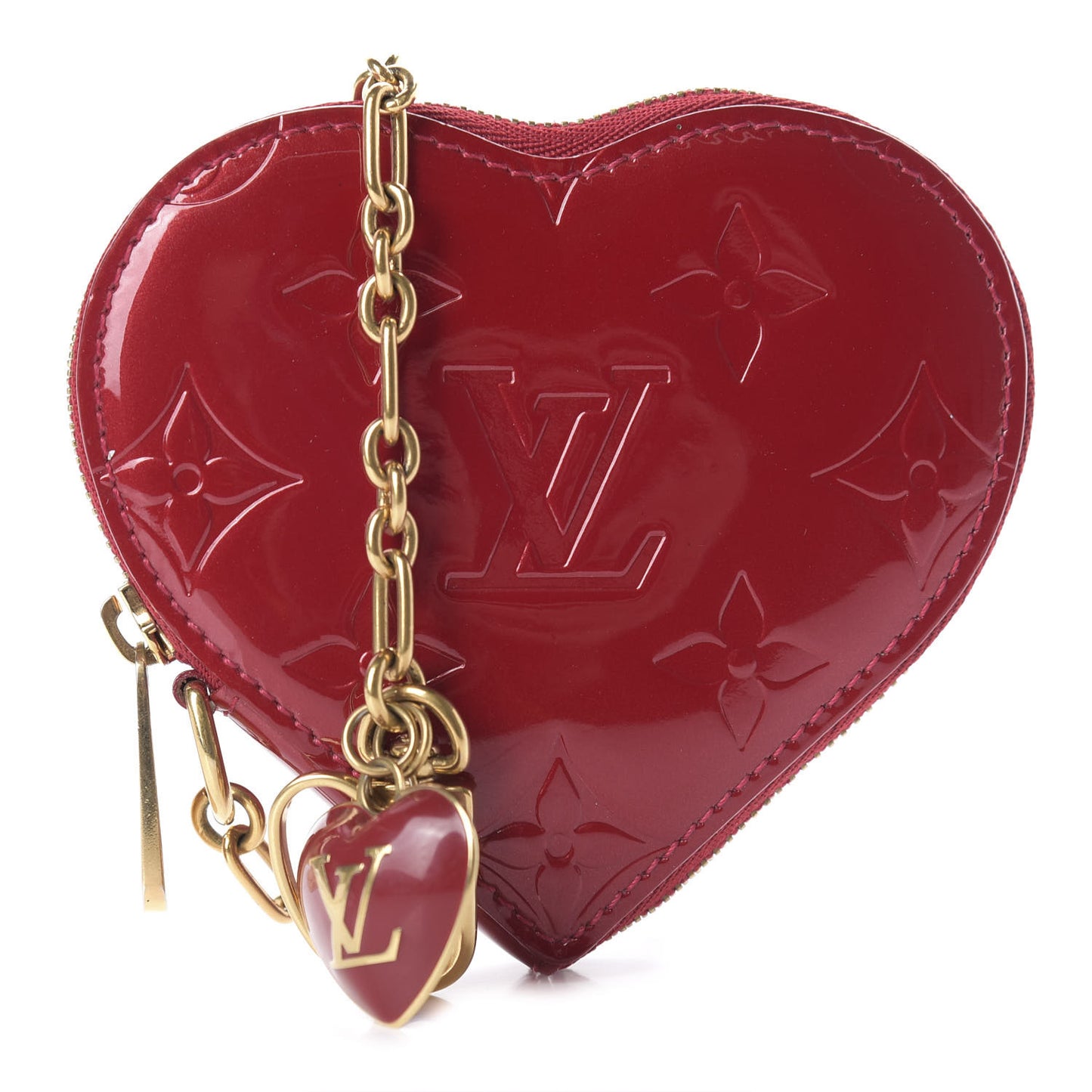 Vernis Coeur Heart Coin Purse Pomme D'Amour