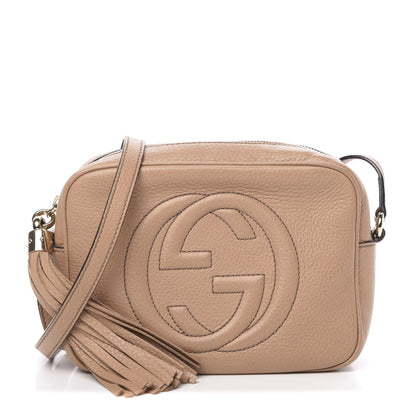 Gucci Pebbled Calfskin Small Soho Disco Bag Camelia 1 of 10