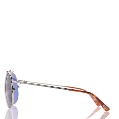 Tom Ford Magnus Aviator Sunglasses TF193 Silver Havana 3 of 7
