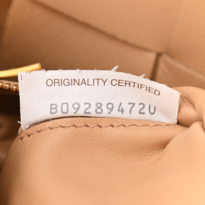 Bottega Veneta Lambskin Maxi Intrecciato Cassette Messenger Almond 8 of 16