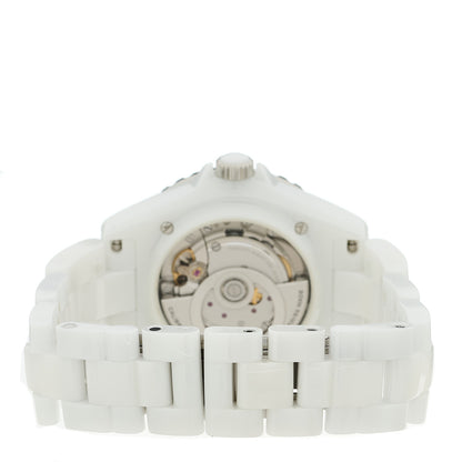 Chanel Stainless Steel Ceramic 38mm J12 Automatic Watch White 3 of 4